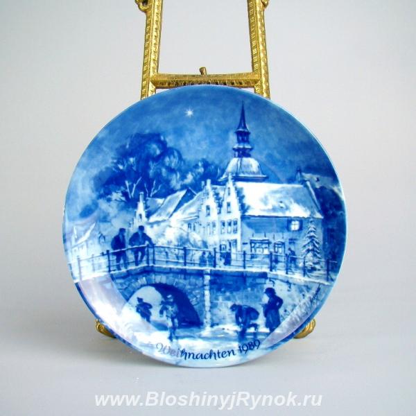 Рождественская тарелка 1989 год. Россия, Калининградская область,  Калининград