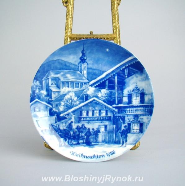 Рождественская тарелка 1988 год. Россия, Калининградская область,  Калининград