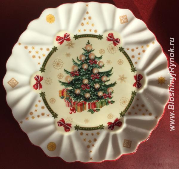 Villeroy Boch тарелки с новогодними мотивами. Россия, Ленинградская область, Гатчина