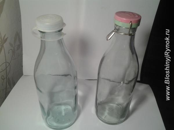 Молочная бутылка 1 литр СССР. Белорусия, Мозырь