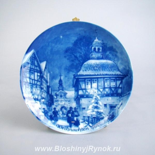 Рождественская тарелка 1991 год. Россия, Калининградская область,  Калининград