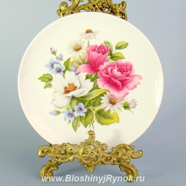 Декоративная тарелка Kaiser, Цветы. Россия, Калининградская область,  Калининград