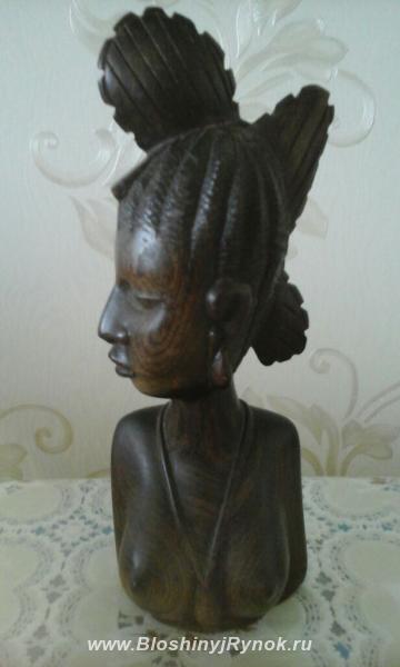 Женская статуэтка из эбена, Африка, р. Мали, 1967 год. Россия, Свердловская область,  Екатеринбург