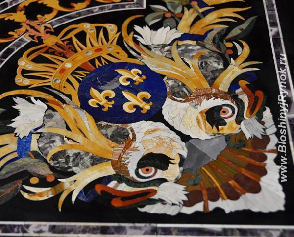 Столешница Флорентийская мозаика Pietra Dura. Россия, Москва
