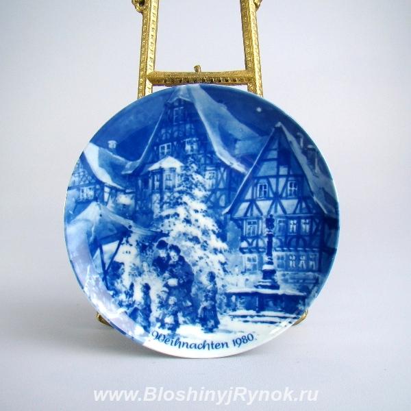 Рождественская тарелка 1980 год. Россия, Калининградская область,  Калининград