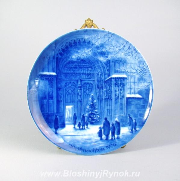 Рождественская тарелка 1976 год. Россия, Калининградская область,  Калининград