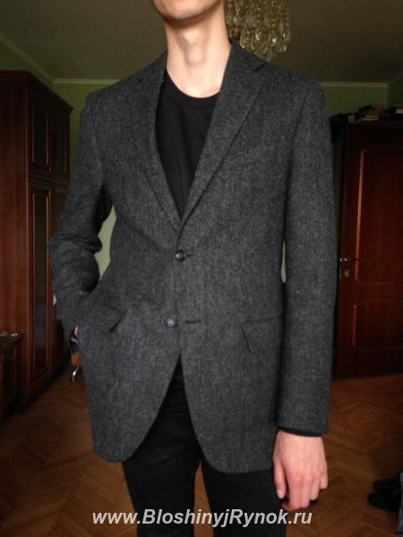 Шерстяной серый пиджак английского производства. Россия, Москва, Западный АО
