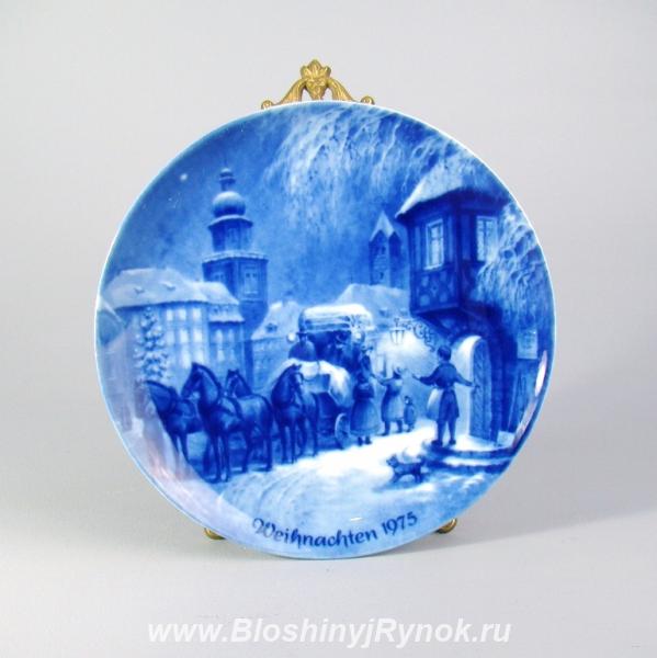 Рождественская тарелка 1975 год. Россия, Калининградская область,  Калининград
