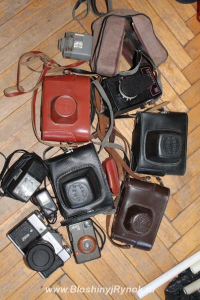 Старинные фотоаппараты. Россия, Московская область, Домодедово