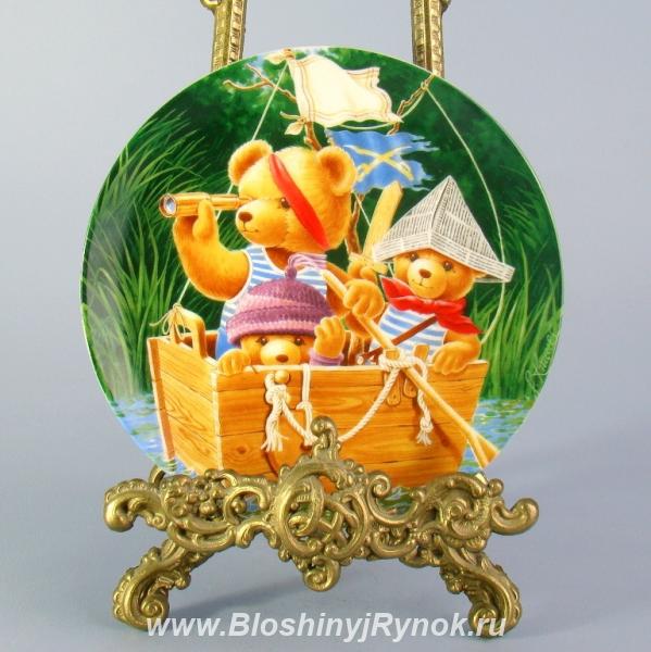 Коллекционная тарелка серии Мишка Teddy и его друзья. Россия, Калининградская область,  Калининград